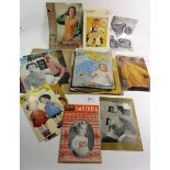 A small group of vintage knitting patterns