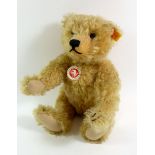 A Steiff gold mohair teddy bear