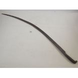 An antique Mameluke sword with wooden handle