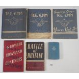 Three 'Tee Emm' RAF magazines, 1844-46, two MOD brochures and RAF bible