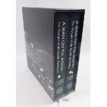 A Man on the Moon by Andrew Chaikin, two volumes set in slip case, published by The Folio Society