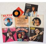 A group of Elvis records