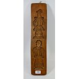 An early 19th century gingerbread mould, 52cm