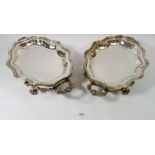 A pair of 19th century Elkingtons silver plated warming dishes