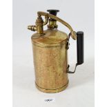 An Edwardian brass garden spray