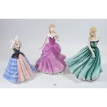 Three Royal Doulton figures - Sarah HN3978, Victoria HN4623, Susan HN4777