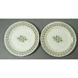 A pair of Eric Ravilious (for Wedgwood) Persephone tea plates