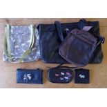A selection of six various Radley handbags and purses