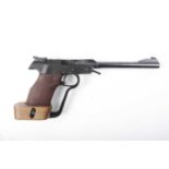 .177 Walther LP Model 3 break barrel target air pistol (seals a/f), no. 41484 in wooden transport