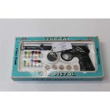 .177 'The Gat' air pistol, boxed with darts