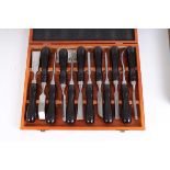 Boxed Smith & Wesson 12-piece gunstock chisel set