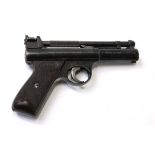 .177 Webley Senior air pistol, open sights, no. 548