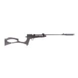 .177 Victory CPS Co2 multi shot air rifle, fitted silencer, rotary magazine, detachable skeleton