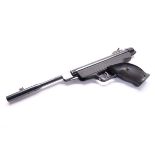 .177 Diana P5 Magnum break barrel air pistol, moderated barrel with open sights, black grips, no.