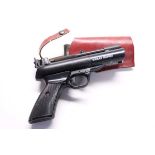 .177 Webley Tempest air pistol, open sights, in holster, nvn