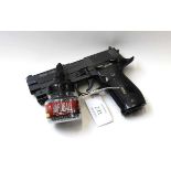 .177/4.5mm Sig Sauer X-Five Co2 air pistol, no. 12915039 with quantity of .177 steel BBs