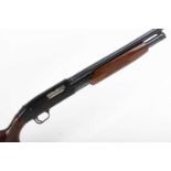 Ⓕ (S1) 12 bore Mossberg New haven pump action, 28 ins variable choke barrel, 3 ins magnum chamber,