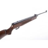 Ⓕ (S1) .22 Hatsan Model 60 Quatro, break-barrel FAC air rifle, hooded pipe foresight, adjustable