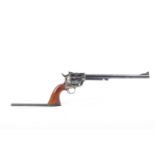 Ⓕ (S1) .44(Magnum) Uberti American-Buntline long barrelled single-action revolver, 12 ins sighted