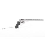 Ⓕ (S1) .44(Magnum) Taurus long barrelled double-action revolver, 12 ins stainless steel barrel