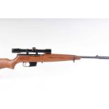 Ⓕ (S1) .22 Voere StLf1 semi-automatic rifle, 17 ins screw cut barrel with cap (Parker Hale moderator