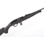 Ⓕ (S1) .22 CBC Magtech semi-automatic rifle, 17½ ins screwcut barrel (moderator available), open