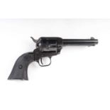 Ⓕ (S5) .22 Colt Single Action Frontier Scout 6 shot revolver, 4¾ ins round barrel with blade front