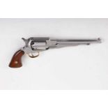 Ⓕ (S1) .44 Hilton Gun Company New Model Army percussion blackpowder revolver, 8 ins octagonal