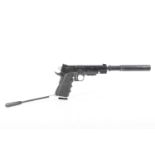 Ⓕ (S1) .22 Pro-TSC 1911 semi-automatic long barrelled pistol, no. TSC0134