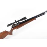 Ⓕ (S1) .22 Ripley Rifles XL25 pre charged bolt-action FAC air rifle, fitted Ripley moderator, dual