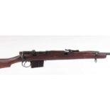 Ⓕ (S1) 7.62 x 51mm R.F.I. Enfield 2A1 bolt-action carbine dated 1968, 20½ ins barrel with blade