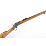 Ⓕ **NOW S58** 8 x 58mmR Swedish Remington rolling block rifle dated 1896, 32 ins barrel (nitro