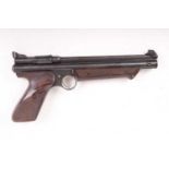 .22 Crosman Medallist II Model 1300 pump up air pistol, open sights, no. 87506243