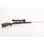 Ⓕ (S1) .243(Win) Weatherby Vanguard bolt action rifle, 25 ins screw cut stainless steel barrel (