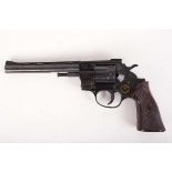 Ⓕ (S5) .22 Weihrauch HW7 double action 8 shot revolver, no. 772434