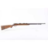Ⓕ (S1) .22 BSA Sportsman Fifteen bolt action rifle, 25 ins barrel threaded for moderator, original