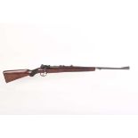 Ⓕ (S1) 8mm x 57IS Mauser K.98 sporterised bolt action rifle, 23 ins barrel (recent CIP proof) with