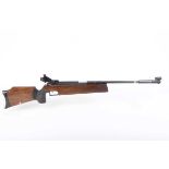 4.5mm Feinwerkbau Model 300S side-lever target air rifle with original sights, 19 ins barrel, pistol