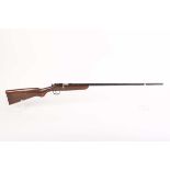 Ⓕ (S2) .22 (shot) Webley & Scott bolt action (single shot), 25 ins barrel with bead sight, 13½ ins