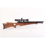 .177 Daystate Mk3 bolt action air rifle, Bushnell 3200 Elite scope, thumbhole stock with recoil pad,