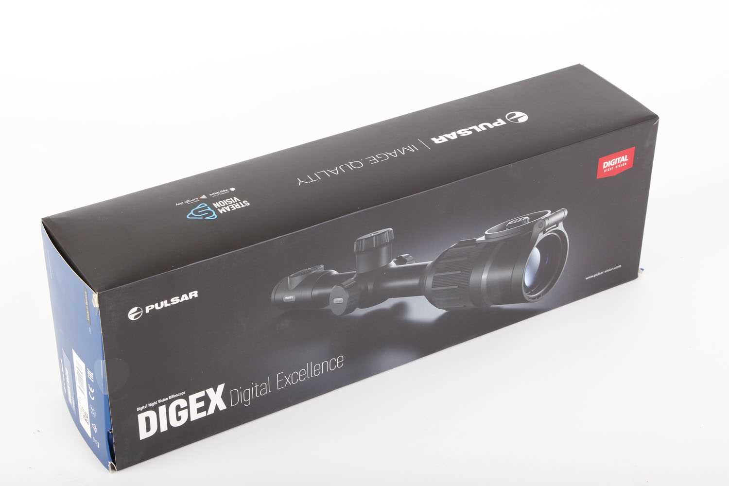 Pulsar Digex N450 Digital Night Vision Riflescope - NEW in box with accessories, soft carry bag