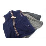 Three Jack Pyke fleece gilets in green, olive, and navy, size small, as new