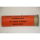 A good quality reproduction cartridge sign for Henry Adkins & Sons (Gunmaker) Bedford, length 24½