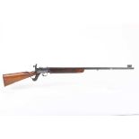 Ⓕ (S1) .22 BSA martini action target rifle, 29 ins heavy barrel with Parker Hale FS-21 tunnel