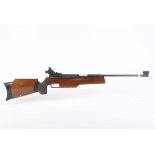 4.5mm Feinwerkbau Model 300S side-lever target air rifle with original sights, 16 ins barrel, pistol