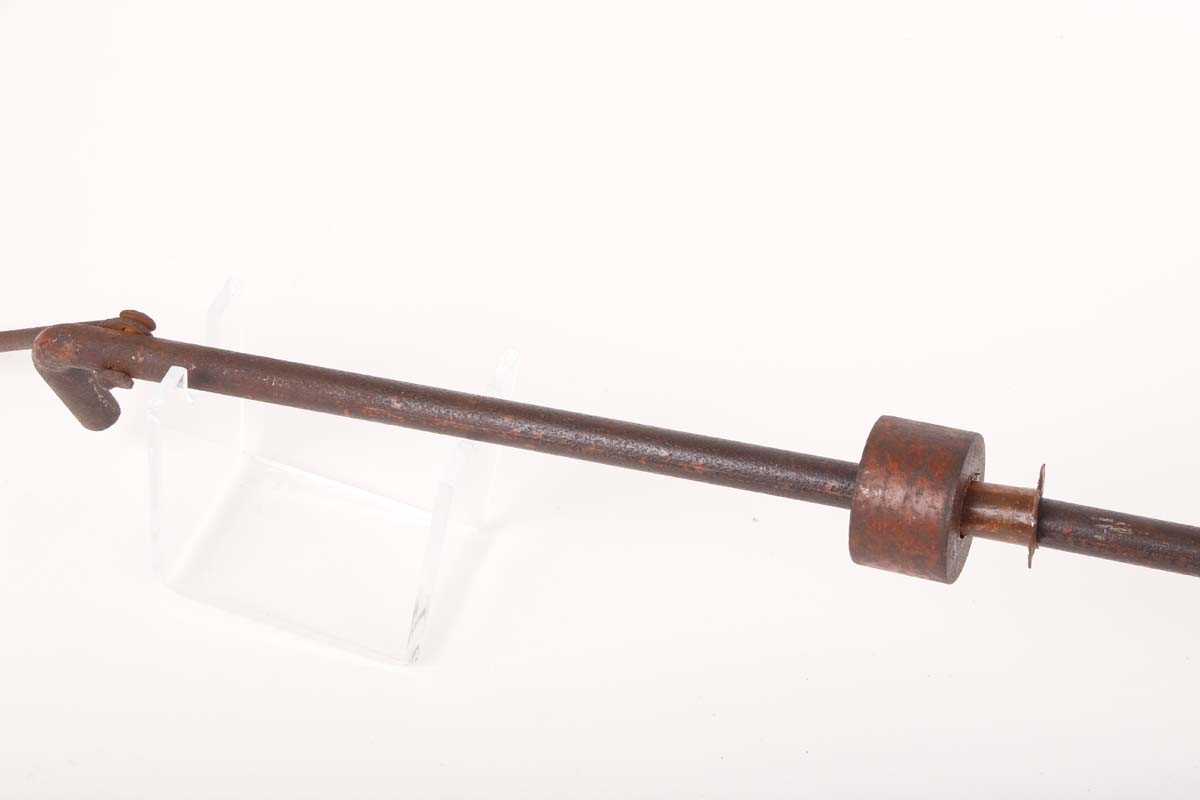 Victorian iron poachers lever action alarm gun - Image 2 of 3