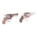 Ⓕ (S5) Two .380 Belgian revolvers: English Bulldog, no. 5; British Bulldog, no. A4W - for parts or