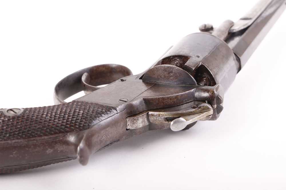 (S58) Cased .400 Webley Percussion Revolver, 4¾ ins octagonal barrel with bead foresight, Birmingham - Image 8 of 39