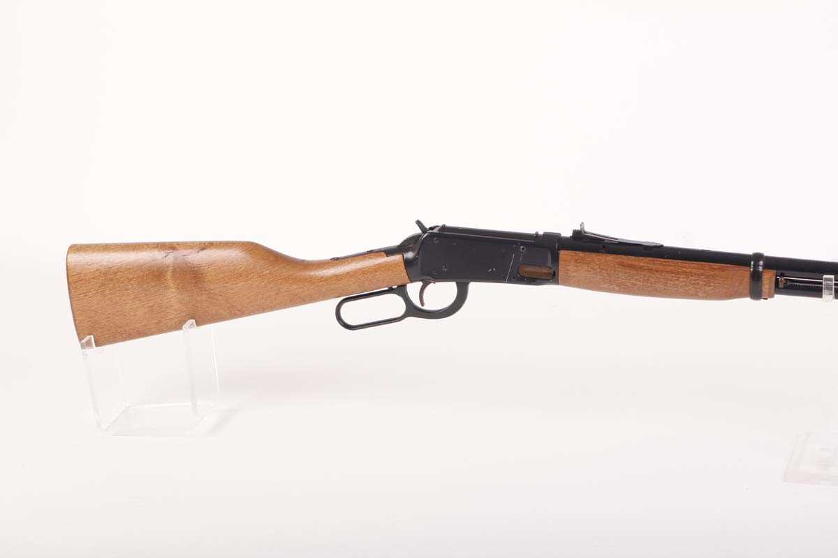 .177 (BB) Daisy 1984 'Woodstock' lever action air rifle, open sights, straight stock with saddle - Image 6 of 8