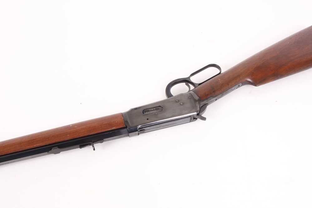 (S58) .32-40 Winchester Model 1894 lever action rifle, 24½ ins octagonal barrel with blade and - Image 8 of 10